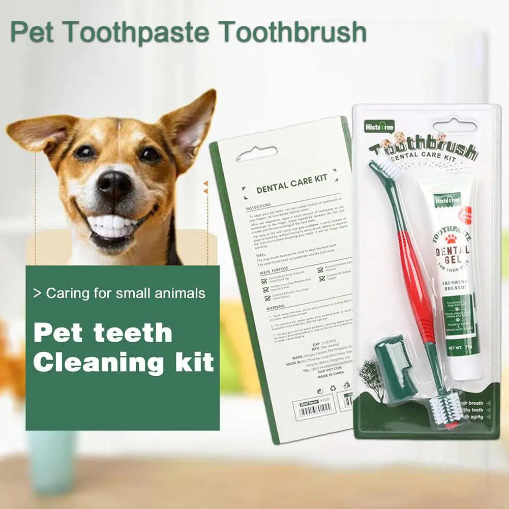 Pet Toothbrush with Edible Toothpaste